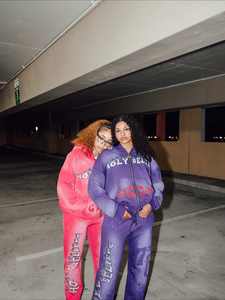 ชุดฮู้ดดี้ซิปผู้ชายผ้าฝ้ายหนาแบบวินเทจฟอกสีซีด พร้อมบริการสกรีนลายตามสั่ง ชุดสเวตสูทผ้าหนาประดับคริสตัล - Product Image 5