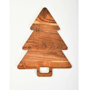 Vente en gros de planche à découper en bois dur écologique Bloc à découper de cuisine en bois d'acacia gravé sur mesure avec poignée Planche à découper en bois - Product Image 4