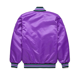 2025, venta al por mayor, chaqueta de alta calidad, pedido personalizado, chaqueta universitaria de satén, logotipo bordado, chaqueta transpirable de alta calidad para hombres - Product Image 2