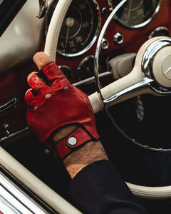 Nouveauté Gants de conduite en cuir d'agneau ajustés pour hommes Logo personnalisé Prix raisonnables Design personnalisé pour la moto - Product Image 4