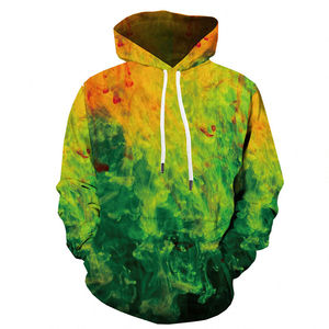 Sudadera unisex de poliéster 100% con capucha de gran tamaño logotipo personalizado sublimación en blanco teñido liso para invierno-venta al por mayor - Product Image 1