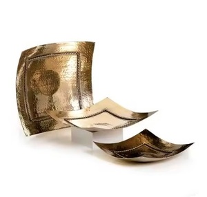 Vente chaude Meilleure Qualité Plateau En Métal Golden Sides Maison Plateau De Service Décoratif pour Cuisine et Décoration Arrivée Chaude Plateaux En Métal - Product Image 6