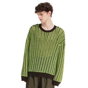 Pull en maille personnalisé 2026, pull brodé pour homme, pull jacquard, col rond, manches longues, pull en maille pour homme - Product Image 3