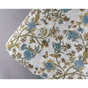 100% Soft White Cotton Fabric <b>for</b> <b>Women's</b> Clothing Indian Robe Curtains Bags-Versatile Floral Print Home Decor Soft Cover Shirt - Product Image 3