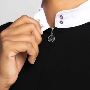 Camisa ecuestre exclusiva para mujer, manga corta, 360, ropa personalizada elástica, venta al por mayor, camisetas para montar a caballo - Product Image 5