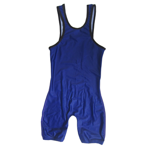 Camisetas Deportivas Personalizadas para Hombre, de Poliéster Azul Sublimado, de Secado Rápido, Uniformes de Lucha Libre Hechos a Medida - Product Image 2