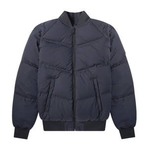 Alta calidad mejor moda amigable pulóver estilo callejero Sudadera con capucha brillante Negro teñido chaqueta liso pulóver hombres chaqueta acolchada personalizada - Product Image 3