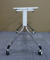 Cadre de table pliante d'étude scolaire avec roue amovible Cadre de bureau pliable en métal Quincaillerie en métal