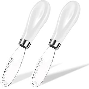 Ensemble de 4 pièces de coupe-beurre à fromage avec manche en bois, ensemble de couteaux à beurre pour la cuisine, Offre Spéciale - Product Image 6