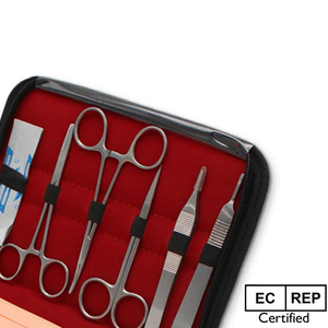 Pinces chirurgicales manuelles de qualité supérieure Kit de pratique de suture Utilisation de la formation Outil étudiant en acier inoxydable - Product Image 6