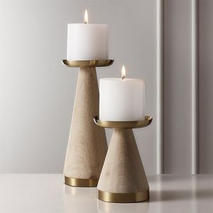 Nouvelle arrivée design moderne photophore bougeoir en bois bougeoir fait main de haute qualité au meilleur prix par le monde du métal indien - Product Image 6