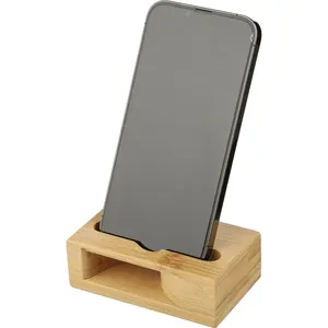Supporto per Telefono Albert in Bambù Ecologico, Artigianato Sostenibile in Bambù per Gadget - Product Image 1