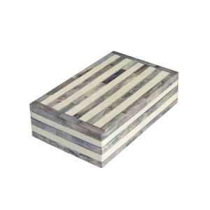 Caja Decorativa de Hueso con Rayas Hecha a Mano de Alta Calidad y Caja de MDF, Artesanía India, Decoración del Hogar y Vajilla, Gama de Cajas para Joyería - Product Image 1