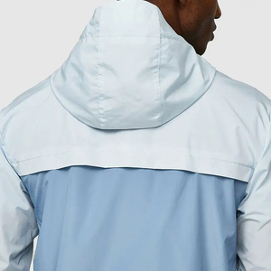 Chaqueta cortavientos impermeable de carcasa blanda personalizada para pesca al aire libre, chaqueta ligera de carcasa blanda con capucha para hombre, OEM - Product Image 6