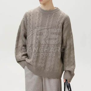 Pull en laine douce pour homme, chaud et confortable, pull en tricot de rue pour homme, pull décontracté doux et chaud - Product Image 3