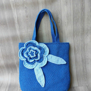 Crochet Bag Women's Crochet Tote Bag Knitted Shoulder Crossbody <b>Handbags</b> Cute Crocheted Bag for <b>Girls</b> OEM Made in Vietnam - Product Image 4