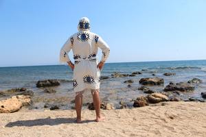 Albornoz con capucha de algodón turco, bata de secado rápido, manga larga, suave, para mujeres y hombres, opción de tamaño de buena calidad, sauna para el hogar y la playa - Product Image 4