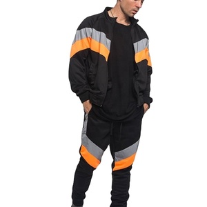 Custom 2026 Vintage Oversized Men's Windbreaker Tracksuit Set Breathable Nylon Plain Zipper Closure Windproof <b>Workout</b> Clothing - Product Image 4