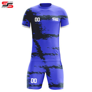 Venta al por mayor logotipo y diseño personalizado hombres jugador de fútbol kits de fútbol sublimación impresión fútbol uniforme - Product Image 3