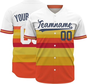 Camisetas de Béisbol Sublimadas al por Mayor con Colores y Logotipos Personalizados, Camisetas de Béisbol Personalizadas de Estilo Casual para Hombre en Oferta - Product Image 5