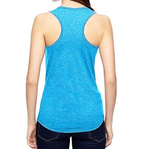 Camiseta sin mangas bordada con estampado de logotipo personalizado de la más alta calidad al por mayor, ropa de mujer de color negro, Camiseta de algodón transpirable de talla grande - Product Image 6