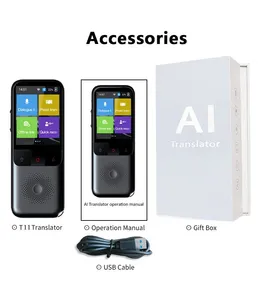 Produits Tendances 2026 : Dispositif de Traduction Vocale Intelligent T11 AI, 138 Langues, Wi-Fi, Traducteurs Vocaux Intelligents pour Voyages Mondiaux - Product Image 5