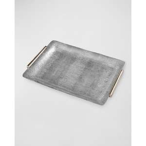 Fournitures de boulangerie plateau de service en fonte d'aluminium grand plat d'affichage plateaux de restauration en métal avec poignée léger écologique - Product Image 5