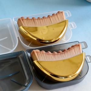 Brosse de drainage lymphatique personnalisable avec logo, idéale pour corriger la ligne du menton inférieur, soulager la fatigue et sculpter le visage - Product Image 1