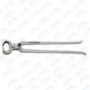 Kit d'outils de fermeur en acier inoxydable Apto Enterprises pour la coupe des sabots, incluant des pinces et des instruments chirurgicaux vétérinaires - Product Image 6