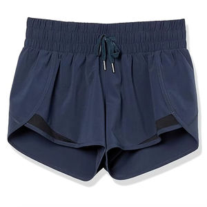 Shorts d'entraînement pour femmes en polyester et élasthanne, séchage rapide, pour la course à pied, la salle de sport, l'été, vente en gros - Product Image 4