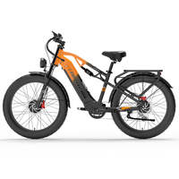 Vélo de montagne électrique tout-terrain MG800Max 2000W à double moteur, 7 vitesses, pneus larges de 26 pouces, chaîne KMC 7s, IP54, suspension arrière 120 mm