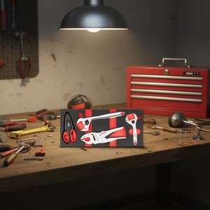 Ensemble d'outils Usag 4 pièces avec pinces réglables, clé à rouleaux, ciseaux pour une utilisation à la maison ou en atelier - Product Image 3