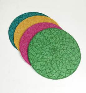 Bottle Green Handmade Beaded <b>Placement</b> - Product Image 4