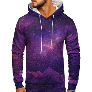 100% coton lavé à l'acide en détresse pull à capuche pull hommes Crop Boxy français éponge à capuche - Product Image 3