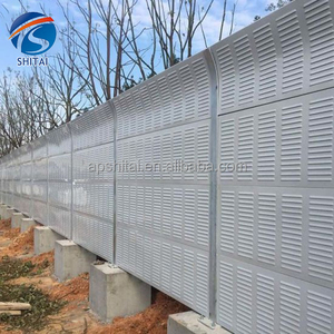 Rejilla galvanizada fácil de instalar, barrera de ruido, bloqueo de sonido residencial, <span class=keywords><strong>valla</strong></span> de reducción de ruido de <span class=keywords><strong>jardín</strong></span>, barreras acústicas - Product Image 3