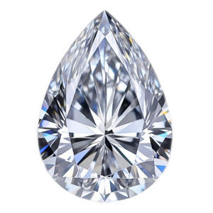 Diamant de laboratoire de luxe durable, taille poire brillant, 1 carat, couleur D, pureté VVS, en vrac - Product Image 6