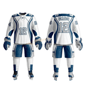 Nouvelle mode uniforme de hockey sur glace personnalisé Premium 100% maillot de sport en polyester Logo personnalisé ensemble de vêtements de sport d'entraînement en équipe - Product Image 1