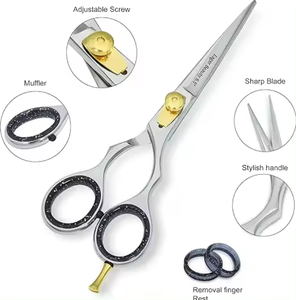 Outils de beauté de coiffure de coupe durables Ciseaux de coiffeur professionnels Ciseaux à cheveux - Product Image 3
