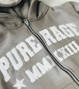 Motif solide respirant 100% coton matériel Sun Faded Acid Wash Distressed Heavyweight Hoodie personnalisé en style French Terry - Product Image 5