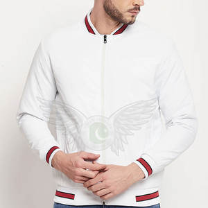 Blouson aviateur uni pour hommes tenue décontractée Blouson aviateur léger à prix d'usine pour hommes - Product Image 1