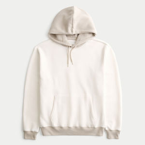 Haute qualité coton uni poids lourd blanc surdimensionné unisexe personnalisé hommes grande taille hommes polaire pull à capuche sweats - Product Image 3