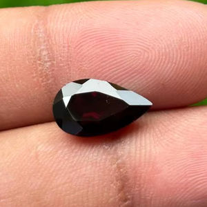 Piedra de corte de pera facetada granate rojo Natural pulido de alta calidad para la fabricación de joyas gema suelta calibrada 14X8X6MM 4,50 quilates - Product Image 3