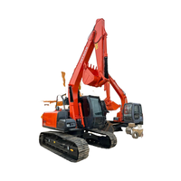 Excavatrice Hitachi ZX120 d'occasion, 12 tonnes, équipement de construction, moteur Komatsu, d'occasion, entretien facile, prête à la livraison