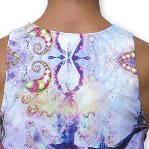 Débardeur athlétique à séchage rapide pour hommes Design abstrait Performance Vest confortable Gym Wear Vêtements d'été en gros - Product Image 5