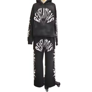 ชุดวอร์มกางเกงวอร์มกางเกงผ้าฟลีซทรงหลวมสำหรับผู้ชายชุดวอร์ม500GSM กางเกงทรงหลวมพิมพ์ลายไซส์ใหญ่พิเศษออกแบบได้ตามต้องการ - Product Image 1