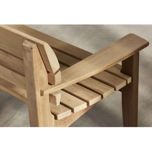 Sereno Linear Teak <b>Wood</b> <b>Bench</b> - Product Image 5