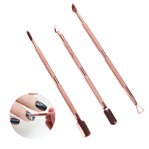 <b>Cuticle</b> Pusher Nail Polish Remover Gel Nail Polish Peeler Scraper Stainless Steel Clean Manicure <b>Tools</b> For Fingernails - Product Image 1