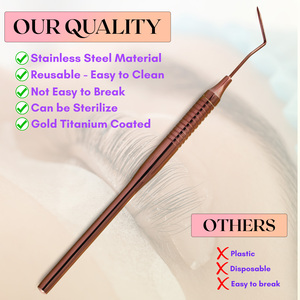 Bulk Eyelash Extension & Lash Lift Tool <b>Light</b> Weight 45 Degree Pointed Tip with Cut Perfect Volume Lifting Lash Perming Nonslip - Product Image 5