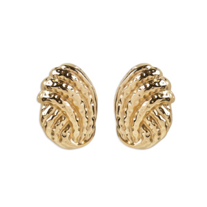 YXM E538 Orecchini Pendenti Minimalisti in Acciaio Inossidabile Dorato 2,3 Cm Gioielli Moda Primavera Estate - Product Image 1