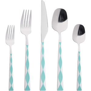 Wholesale Western Spoon Fork Knife Cutlery Stainless Steel <b>Dinner</b> Ware Flatware <b>Set</b> <b>Black</b> Finishing for Party Wedding Halloween - Product Image 4